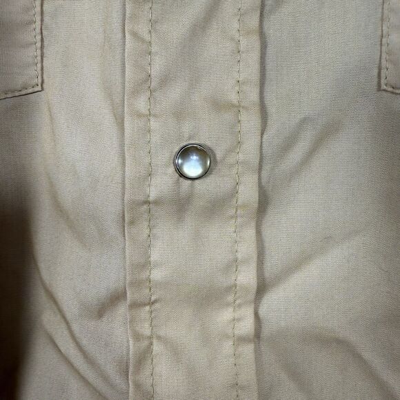 Panhandle Slim Vintage Yellow/Gold Long sleeve Pearlsnap Mens Size 16-35 - Picture 2 of 8